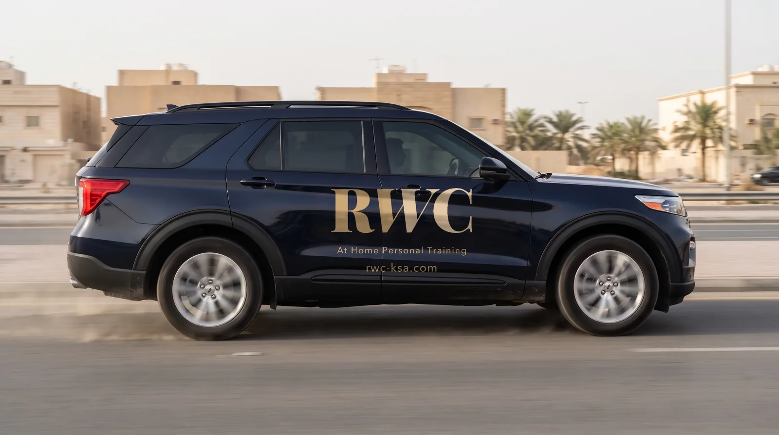 سيارة RWC في الرياض، المدرب في طريقه إلى العميل